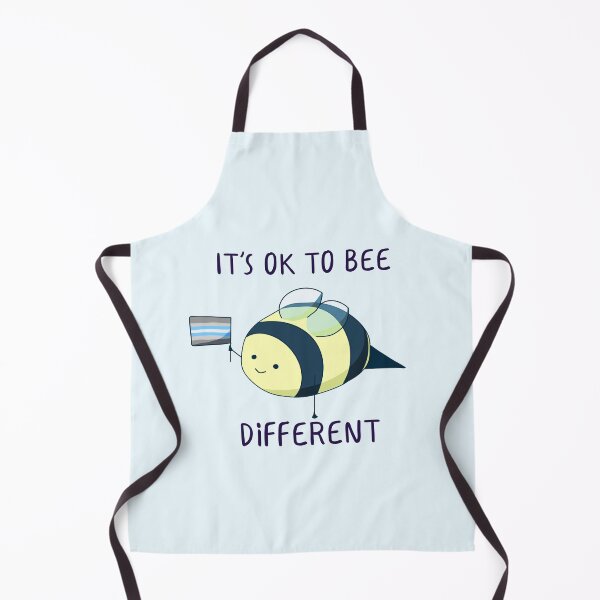 Item preview, It's Ok To Be Different, Demiboy Pride Bee Pun designed and sold by ForTheFrogWar.