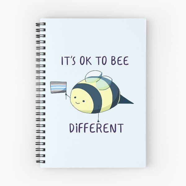 Item preview, It's Ok To Be Different, Demiboy Pride Bee Pun  designed and sold by ForTheFrogWar.