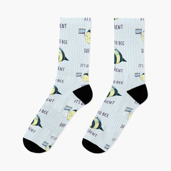 Item preview, It's Ok To Be Different, Demiboy Pride Bee Pun  designed and sold by ForTheFrogWar.
