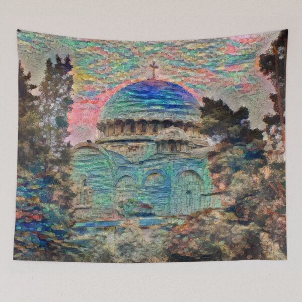 Item preview, Church of Saint George in Aleppo (Melkite Greek Catholic) - Magi designed and sold by Homsalgia.