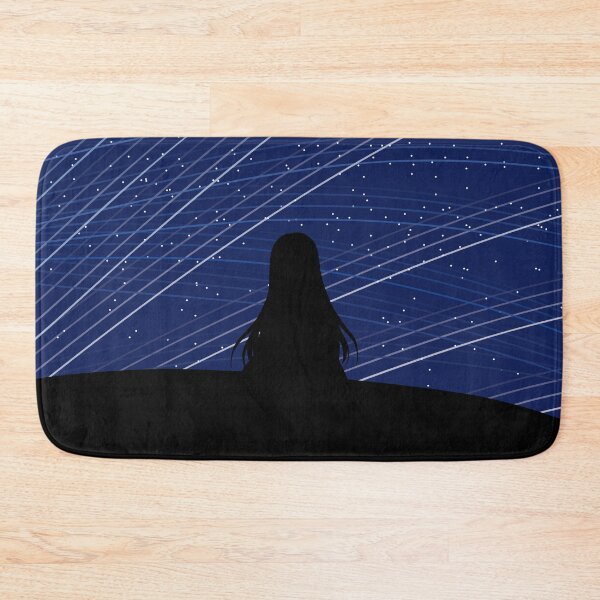Item preview, Night Sky Stars Trails & Silhouette Illustration designed and sold by STUDIO-72.