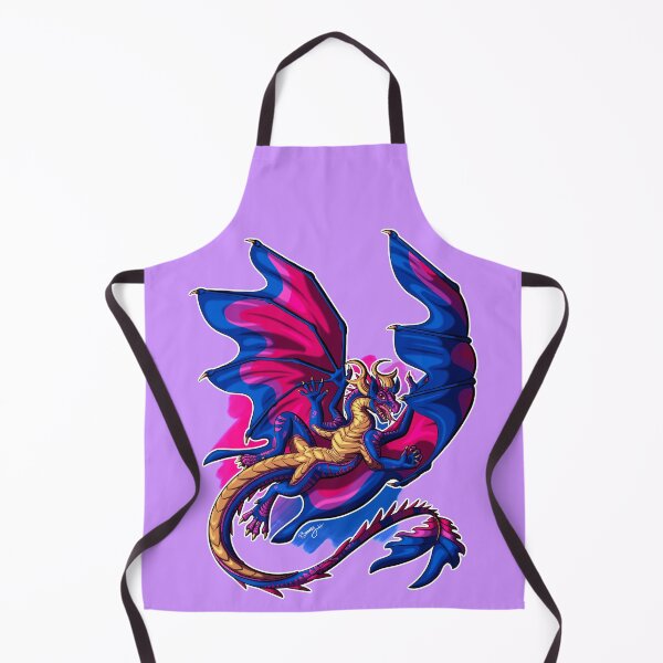 Item preview, Bi Pride Dragon designed and sold by Kimberly Holbrook Arts.