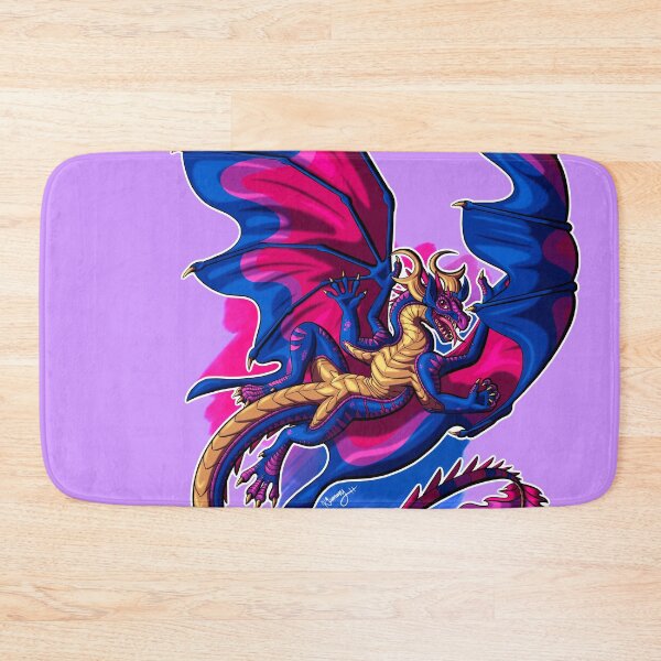 Item preview, Bi Pride Dragon designed and sold by Kimberly Holbrook Arts.
