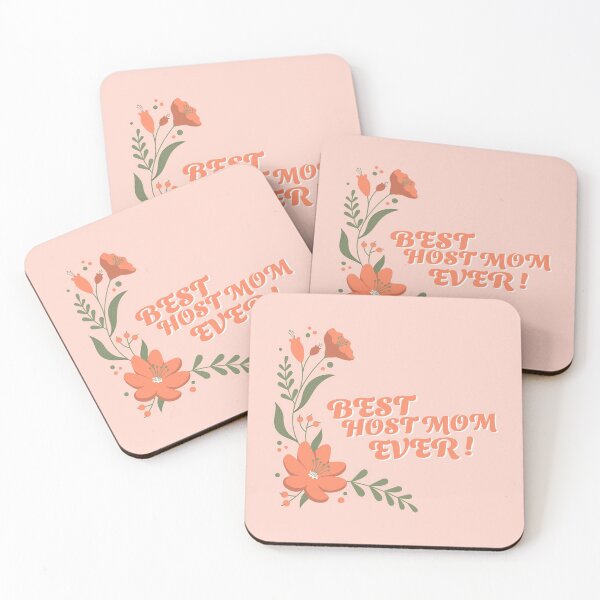 Item preview, Best host mom ever orange flowers designed and sold by clara steines.