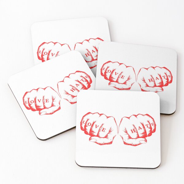 Item preview, Love and Hate two fists designed and sold by yennyz.