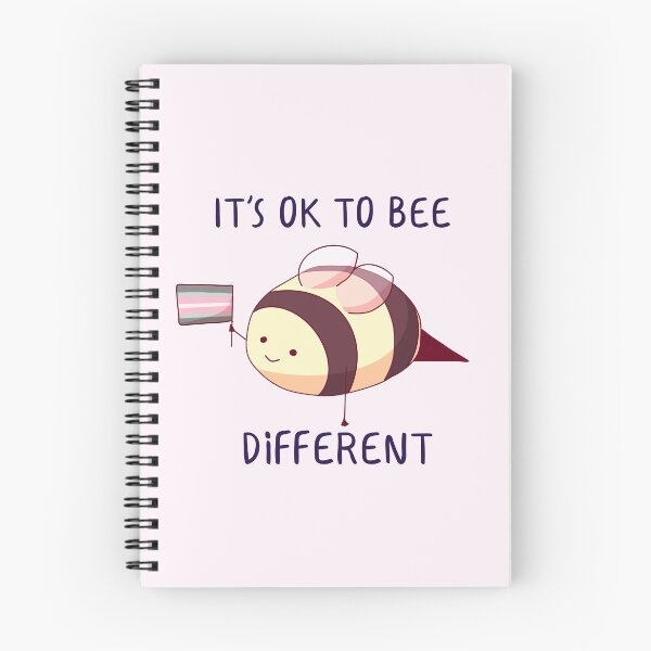 Item preview, It's Ok To Be Different, Demigirl Pride Bee Pun  designed and sold by ForTheFrogWar.