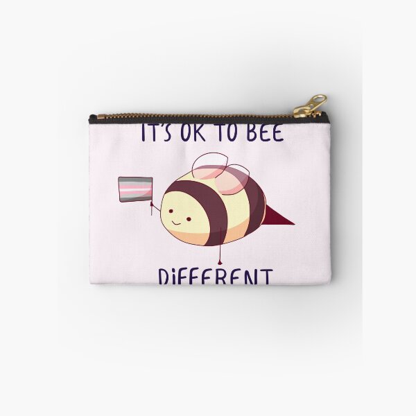 Item preview, It's Ok To Be Different, Demigirl Pride Bee Pun  designed and sold by ForTheFrogWar.