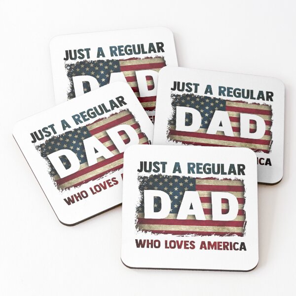 Item preview, Just A Regular Dad Who Loves America designed and sold by Dutlu.