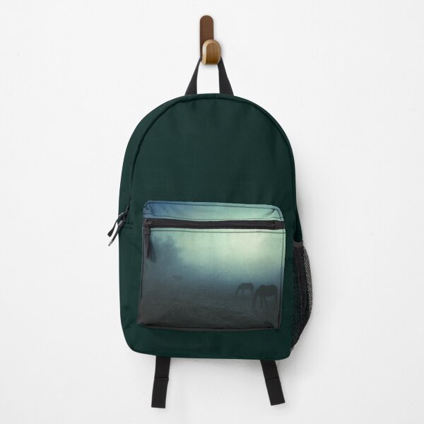 Item preview, Horses in Fog And Backlight designed and sold by Dyrk Wyst Redbubble Shop.