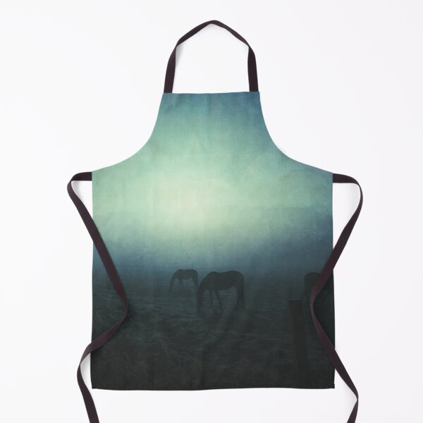 Item preview, Horses in Fog And Backlight designed and sold by Dyrk Wyst Redbubble Shop.