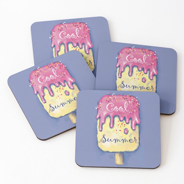 Item preview, Sweet cold colourful  ice cream. Hot summer time. designed and sold by RukkiZukkiArt.
