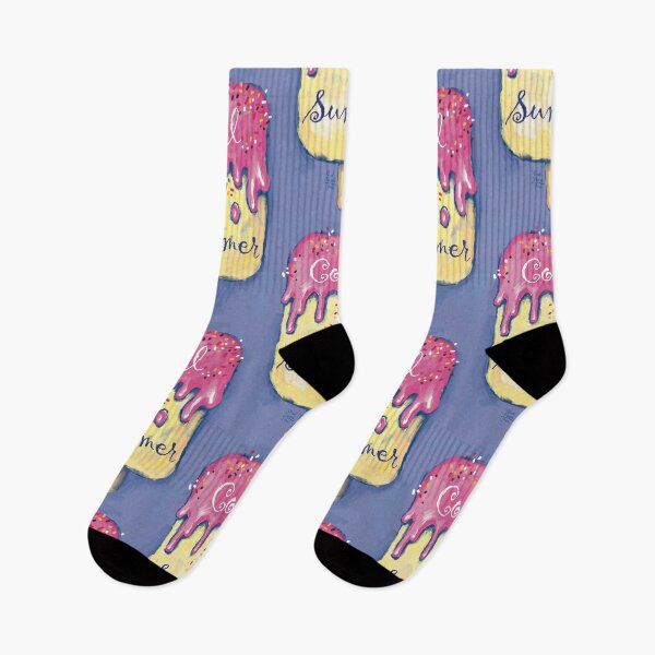 Item preview, Sweet cold colourful  ice cream. Hot summer time. designed and sold by RukkiZukkiArt.