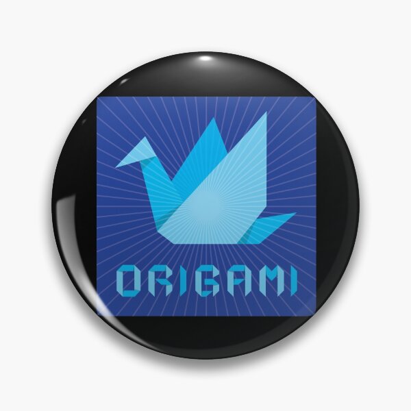 Item preview, Origami Crane Bird Blue designed and sold by STUDIO-72.