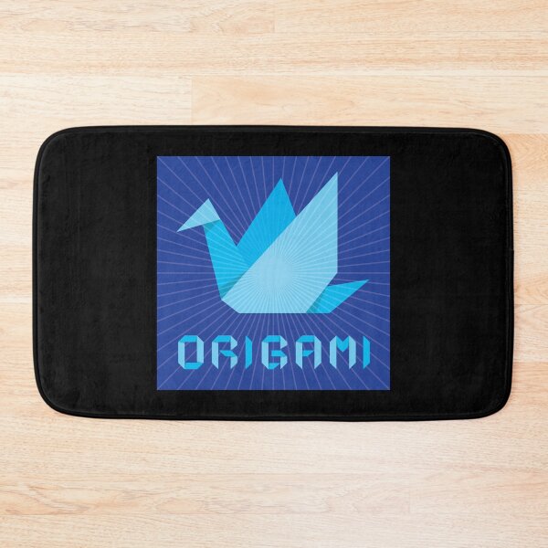 Item preview, Origami Crane Bird Blue designed and sold by STUDIO-72.