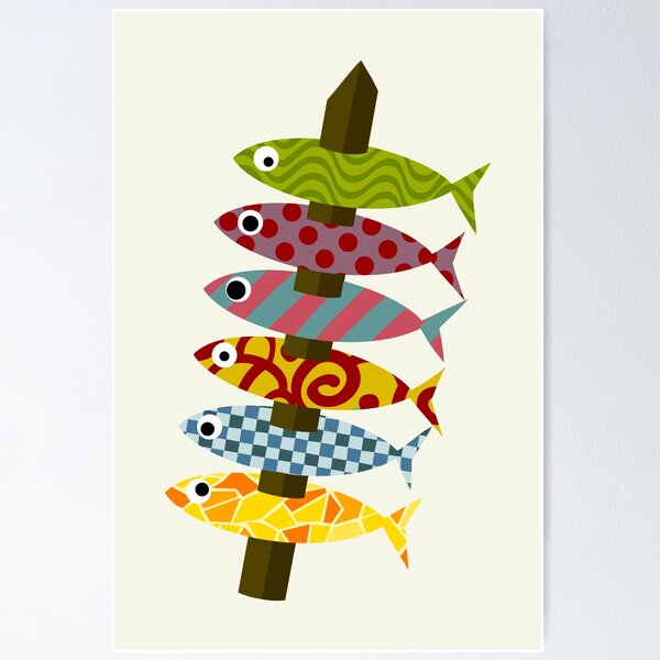 Item preview, Fantasy Sardines Spits designed and sold by Sonia Pascual Izquierdo.