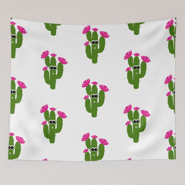 Item preview, Cactus and pink flower designed and sold by Preety Padhiyar.