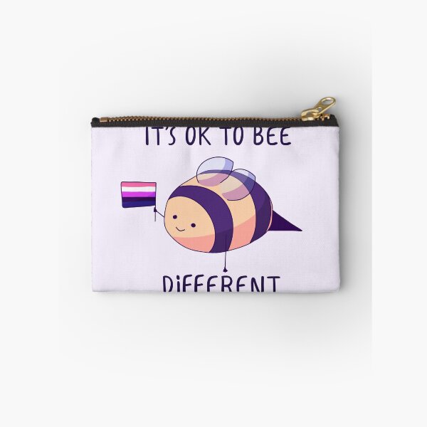 Item preview, It's Ok To Be Different, Genderfluid Pride Bee Pun  designed and sold by ForTheFrogWar.