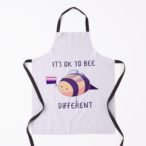 Item preview, It's Ok To Be Different, Genderfluid Pride Bee Pun designed and sold by ForTheFrogWar.