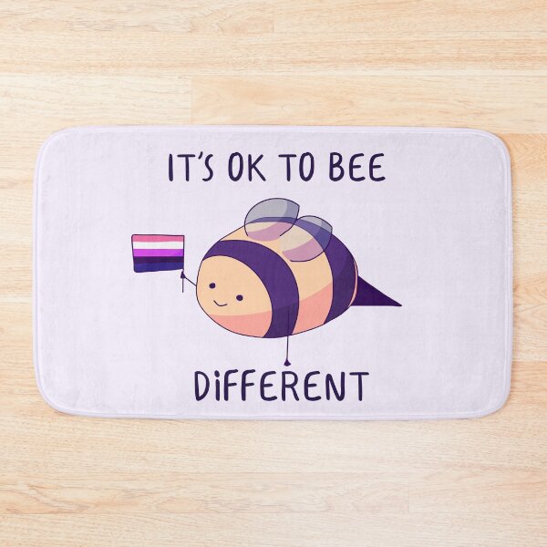 Item preview, It's Ok To Be Different, Genderfluid Pride Bee Pun  designed and sold by ForTheFrogWar.