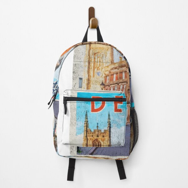 Item preview, Vintage Derby travel poster retro designed and sold by TheBritishShop.