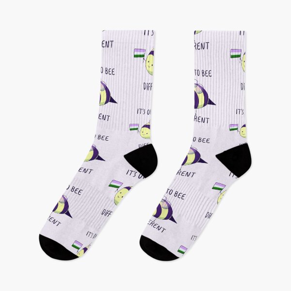 Item preview, It's Ok To Be Different, Genderfluid Pride Bee Pun  designed and sold by ForTheFrogWar.