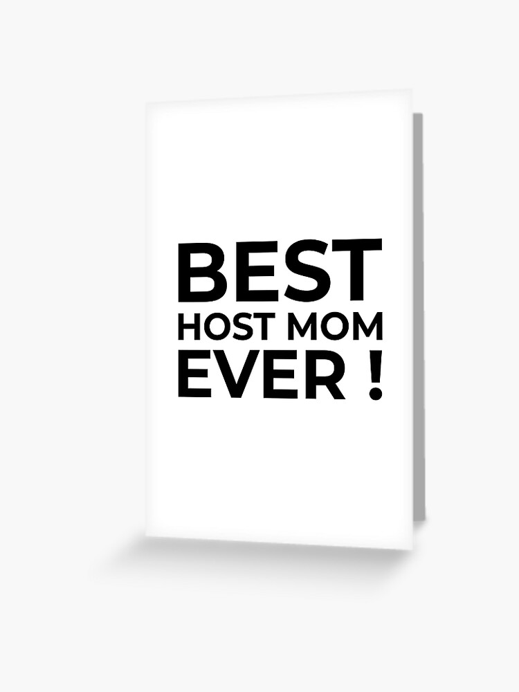 Best host mom ever  Apron for Sale by clara steines