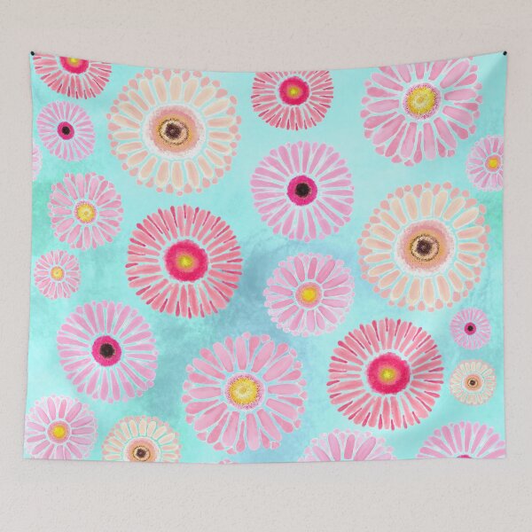 Item preview, Pale gerbera daisies in transparent background designed and sold by Pragonette.