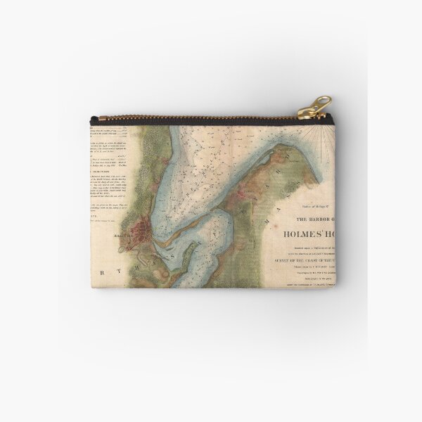 Item preview, Vintage Martha's Vineyard Holmes Hole Map (1847) designed and sold by BravuraMedia.