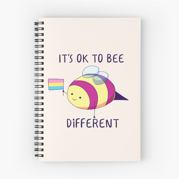 Item preview, It's Ok To Be Different, Pansexual Pride Bee Pun  designed and sold by ForTheFrogWar.