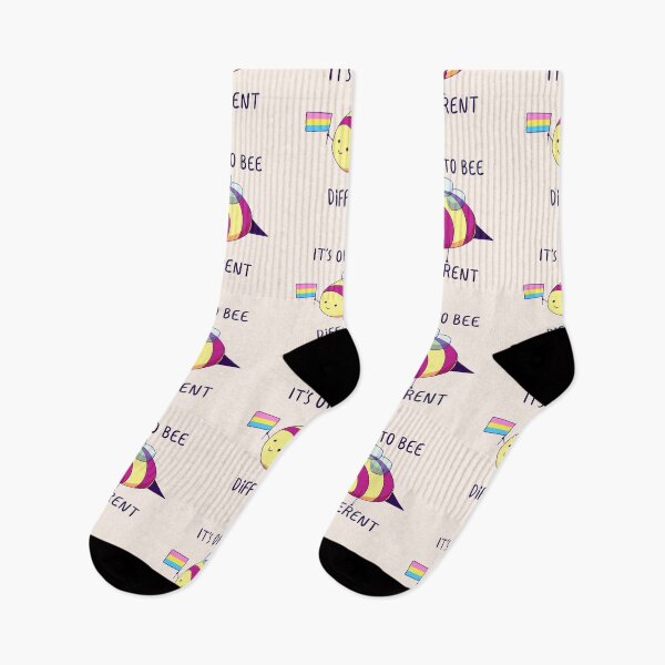 Item preview, It's Ok To Be Different, Pansexual Pride Bee Pun  designed and sold by ForTheFrogWar.