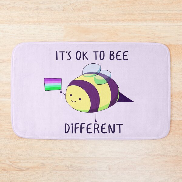 Item preview, It's Ok To Be Different, Toric Pride Bee Pun  designed and sold by ForTheFrogWar.