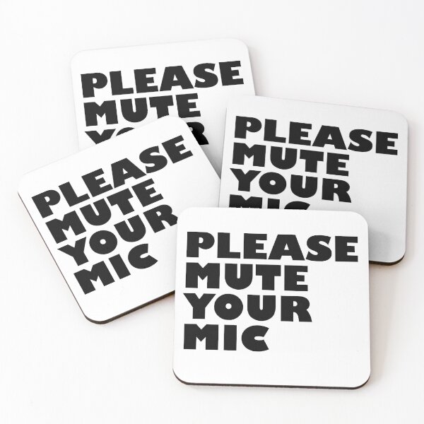 Item preview, Mute your Mic - Online Meeting Funny Quote designed and sold by hollanov98.
