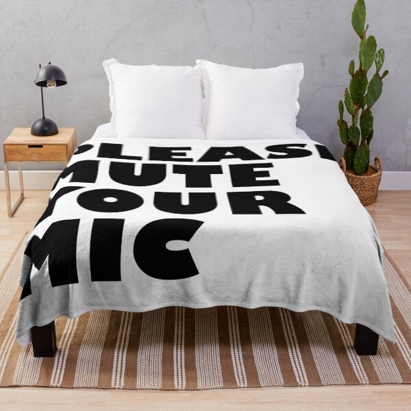 Item preview, Mute your Mic - Online Meeting Funny Quote designed and sold by hollanov98.