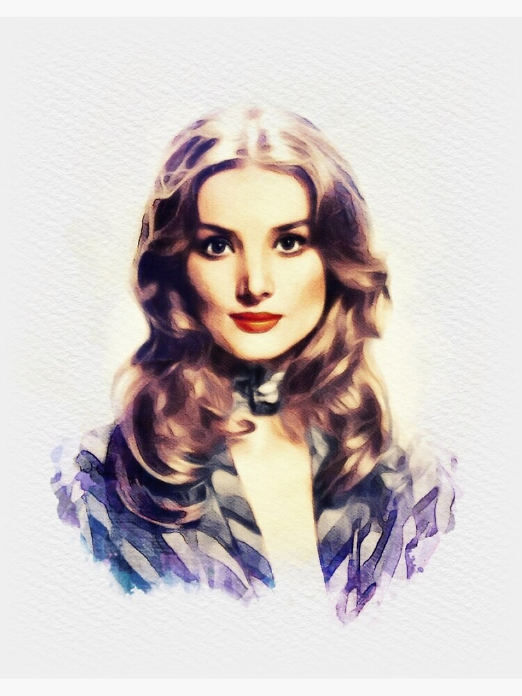 Barbara Bouchet, Actress Art Print for Sale by Hollywoodize