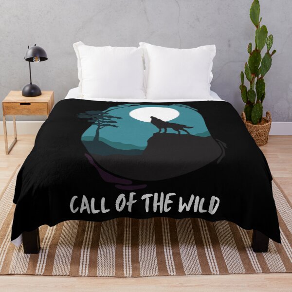 Item preview, Call of the wild. Wolf howling at the moon, handwritten text, capitals designed and sold by JellyBeenzz.