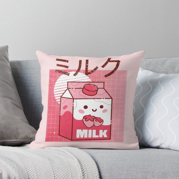 Item preview, Kawaii strawberry milk 90s japanese aesthetic Vintage sunset designed and sold by TamGustam.