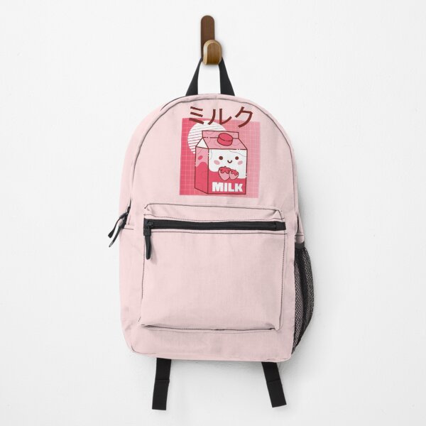 Item preview, Kawaii strawberry milk 90s retro japanese aesthetic milk designed and sold by TamGustam.
