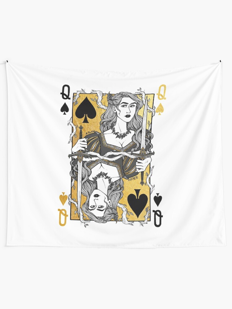 Jude Queen Of Spades Tapestry For Sale By Ritta1310 Redbubble