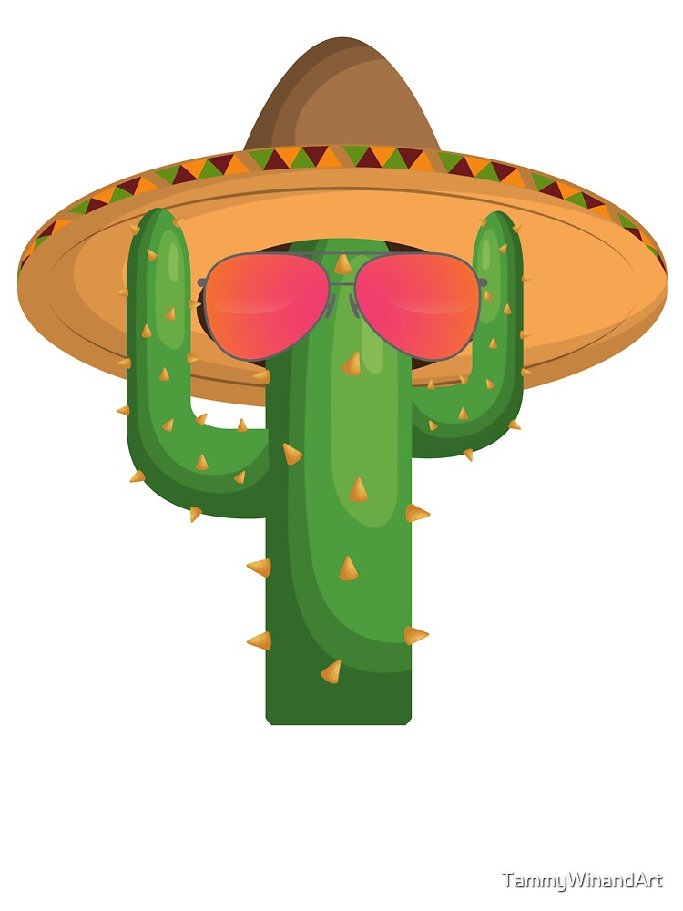 Saguaro Cactus Cowboy Cartoon Character Kids T-Shirt for Sale by  TammyWinandArt