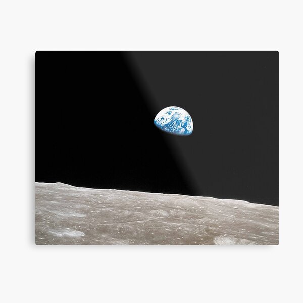 Earthrise Apollo 8 Metal Print