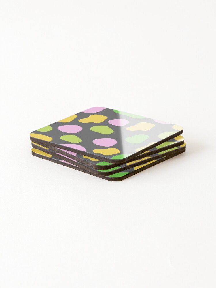 Thumbnail 4 of 5, Coasters (Set of 4), Seamless Colourful Asymmetrical Pattern designed and sold by Ridzcreation.