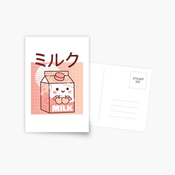 Kawaii peach milk 90s japanese aesthetic' Sticker