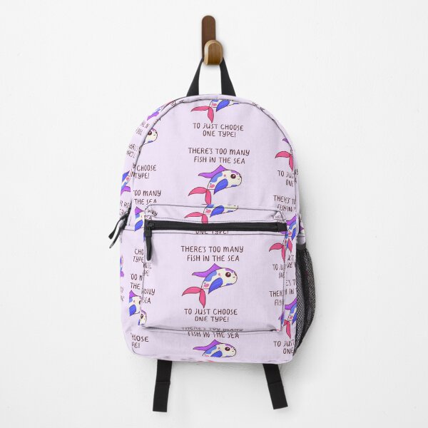Item preview, Too Many Fish In The Sea! Bisexual pride designed and sold by ForTheFrogWar.