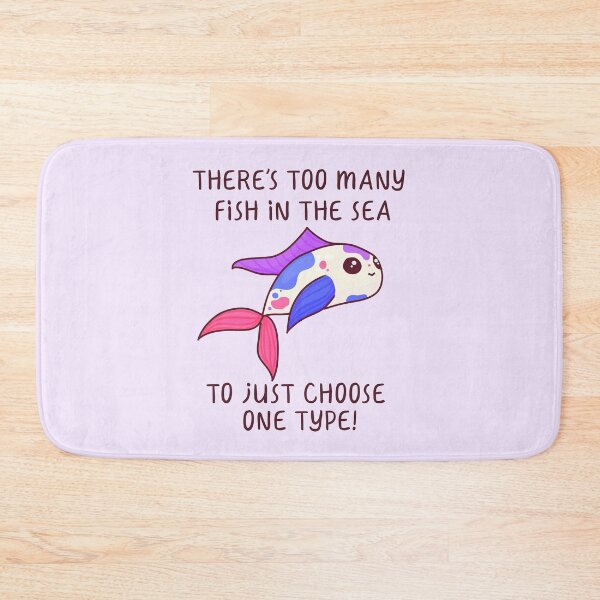 Item preview, Too Many Fish In The Sea! Bisexual pride designed and sold by ForTheFrogWar.