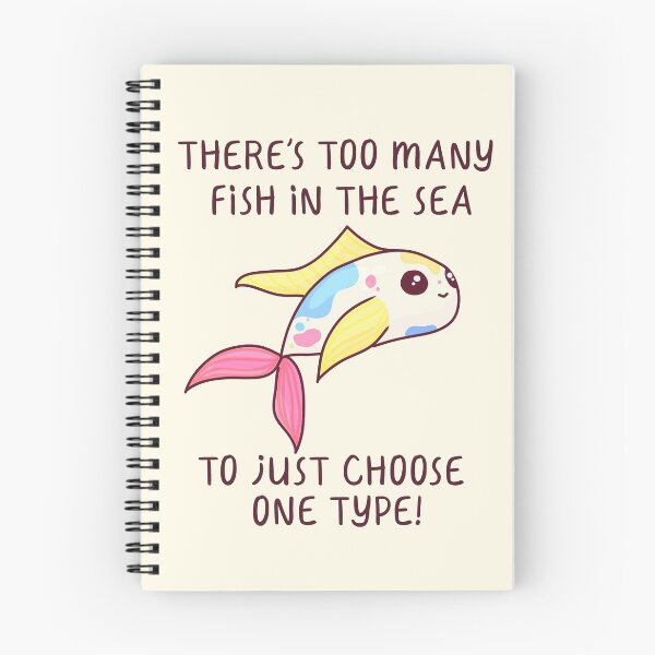 Item preview, Too Many Fish In The Sea! Pansexual pride designed and sold by ForTheFrogWar.