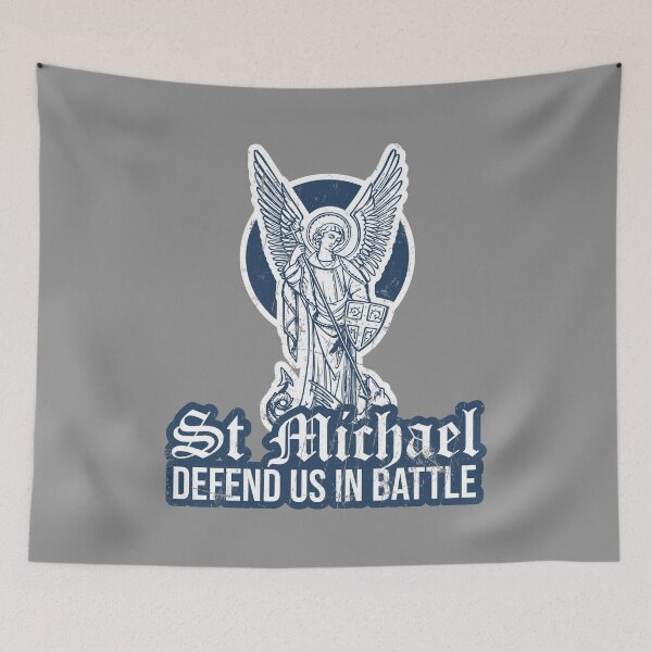 Item preview, Fun Catholic gifts - st michael archangel | catholic gift shop and store for baptism, confirmation, first communion, wedding, ordination, seminarian, priest, nun, religious, deacon designed and sold by St Joseph Art.