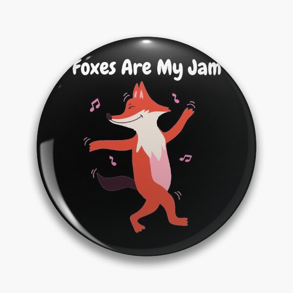 Item preview, Foxes Are My Jam Funny Cute Fox Dancing designed and sold by BellaVille.