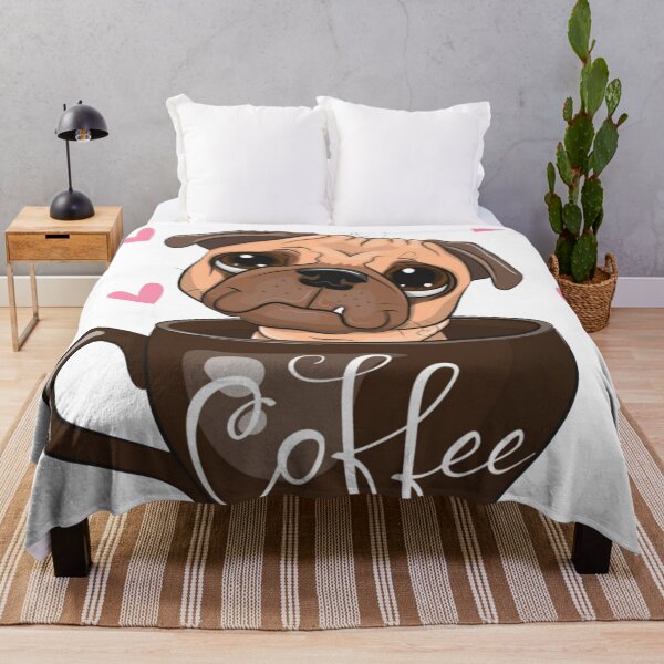 Item preview, Pug Dog Sitting in a Coffee Lovers Cup Mug designed and sold by WearWolfDesigns.