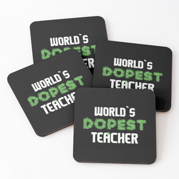 Item preview, Worlds Dopest Teacher Cannabis Marihuana Ganja Pot Stoner Tutor Coach Don Gift designed and sold by TheAplus.