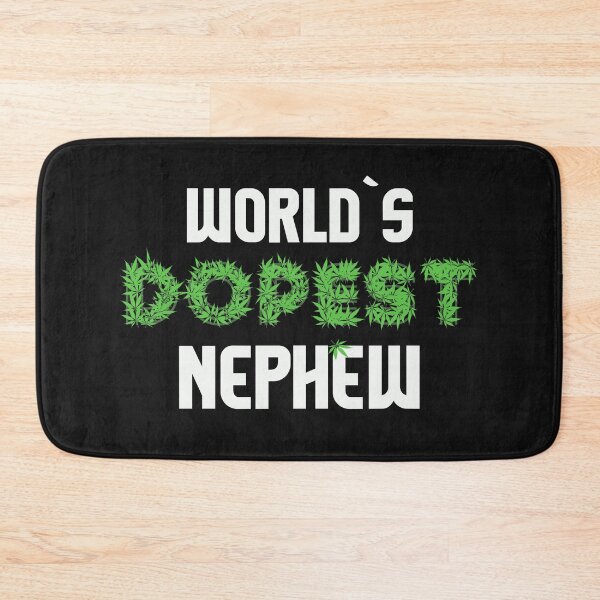 Item preview, Worlds Dopest Nephew Cannabis Marihuana Ganja Pot Stoner Relative Kin Son Gift designed and sold by TheAplus.